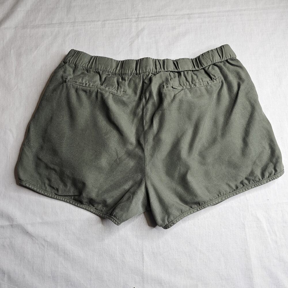 Madewell Women's Kale Green Allways Pull-On Shorts Casual Athletic Size Midium - Picture 5 of 6
